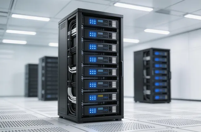 ShieldWatt industrial UPS systems installed in a data center facility